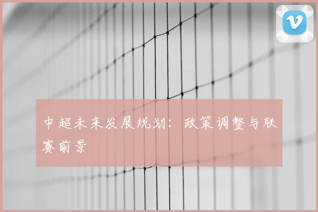 中超未来发展规划：政策调整与联赛前景