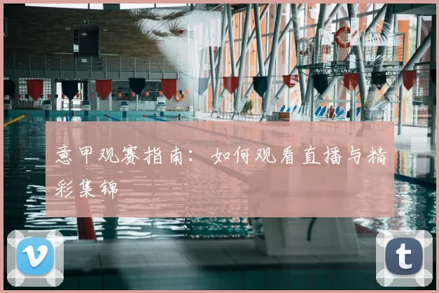 意甲观赛指南：如何观看直播与精彩集锦